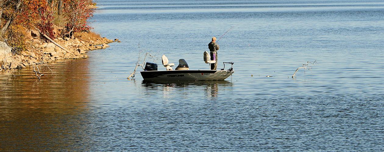 lake fishing boat