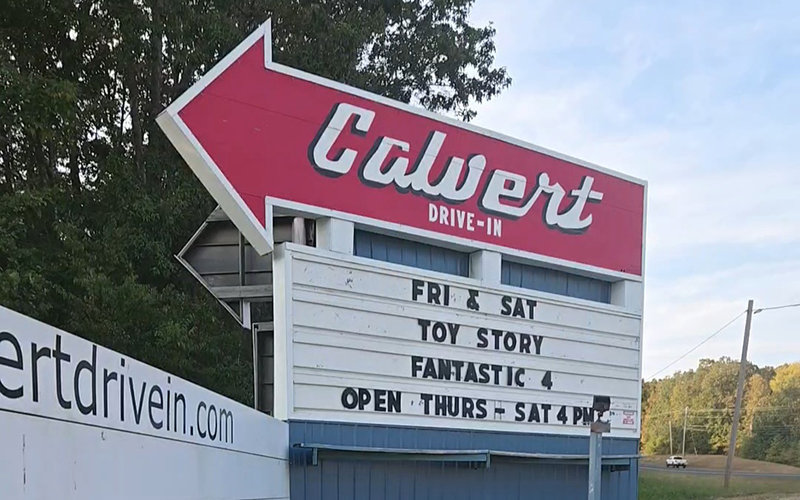 A Starry Night Out at the Calvert Drive-In