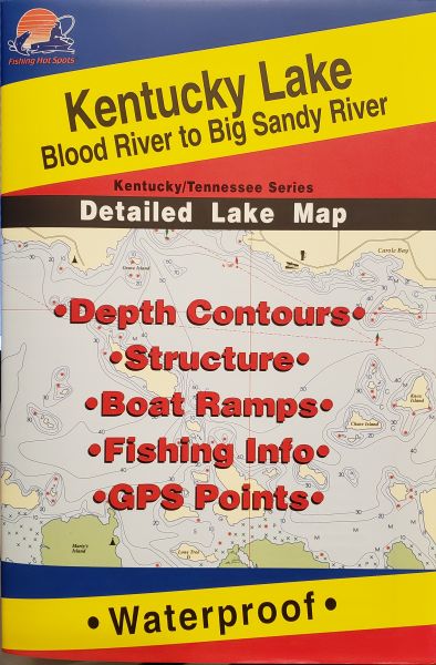 Kentucky Lake Central Fishing Map