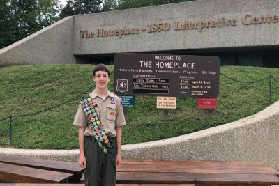 Eagle Scout Project Delivered to the 1850s Homeplace