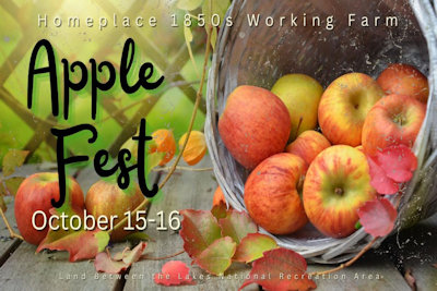 The Homeplace 1850s Working Farm Hosts Apple Fest this Weekend
