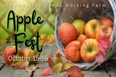 The Homeplace 1850s Working Farm Hosts Apple Fest this Weekend
