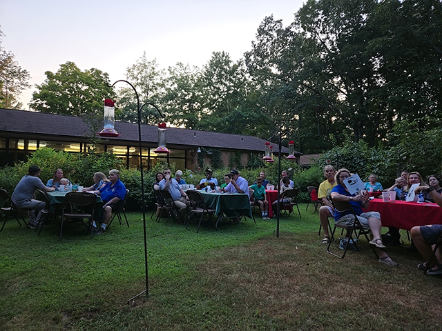 A Magical Evening: Dining with Hummingbirds at the Woodlands Nature Station