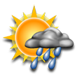 Partly Cloudy with Scattered Showers